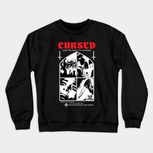 CURSED Horror T-shirt- Horror, Slasher, Metal, Giallo Shirt, Retro Crewneck Sweatshirt